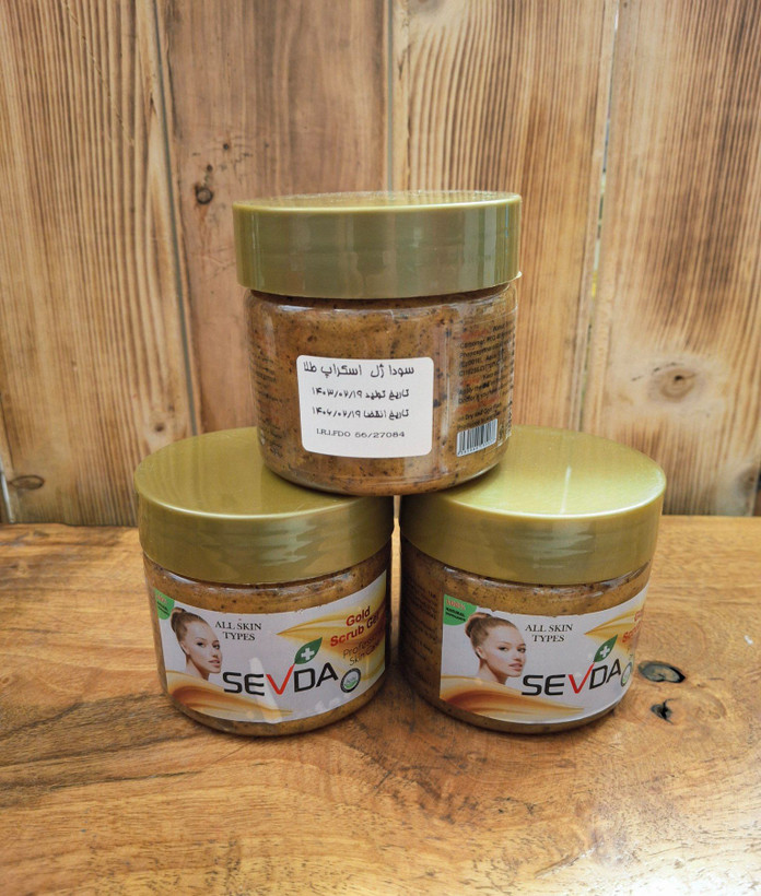 ژل اسکراپ سودا باعصاره طلا